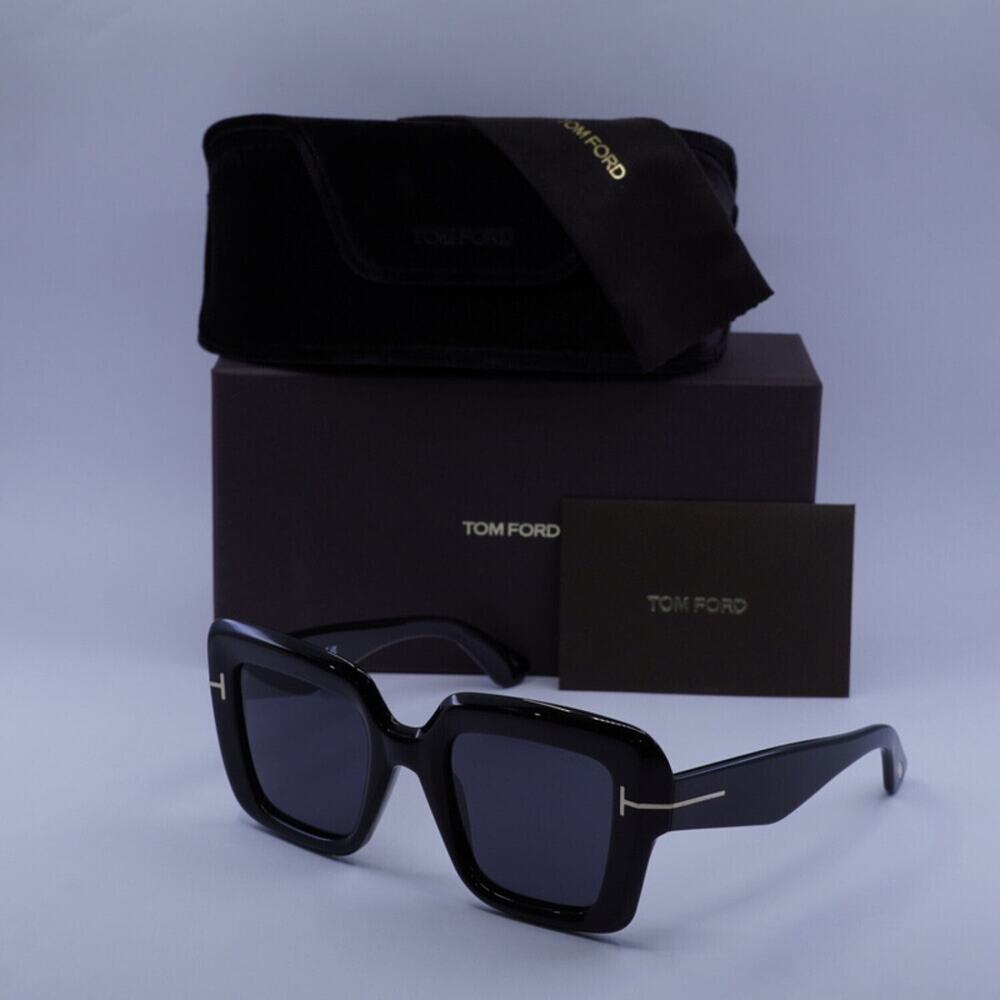 NEW Tom Ford FT1157 01A Shiny Black Sunglasses Authentic - Picture 4 of 5